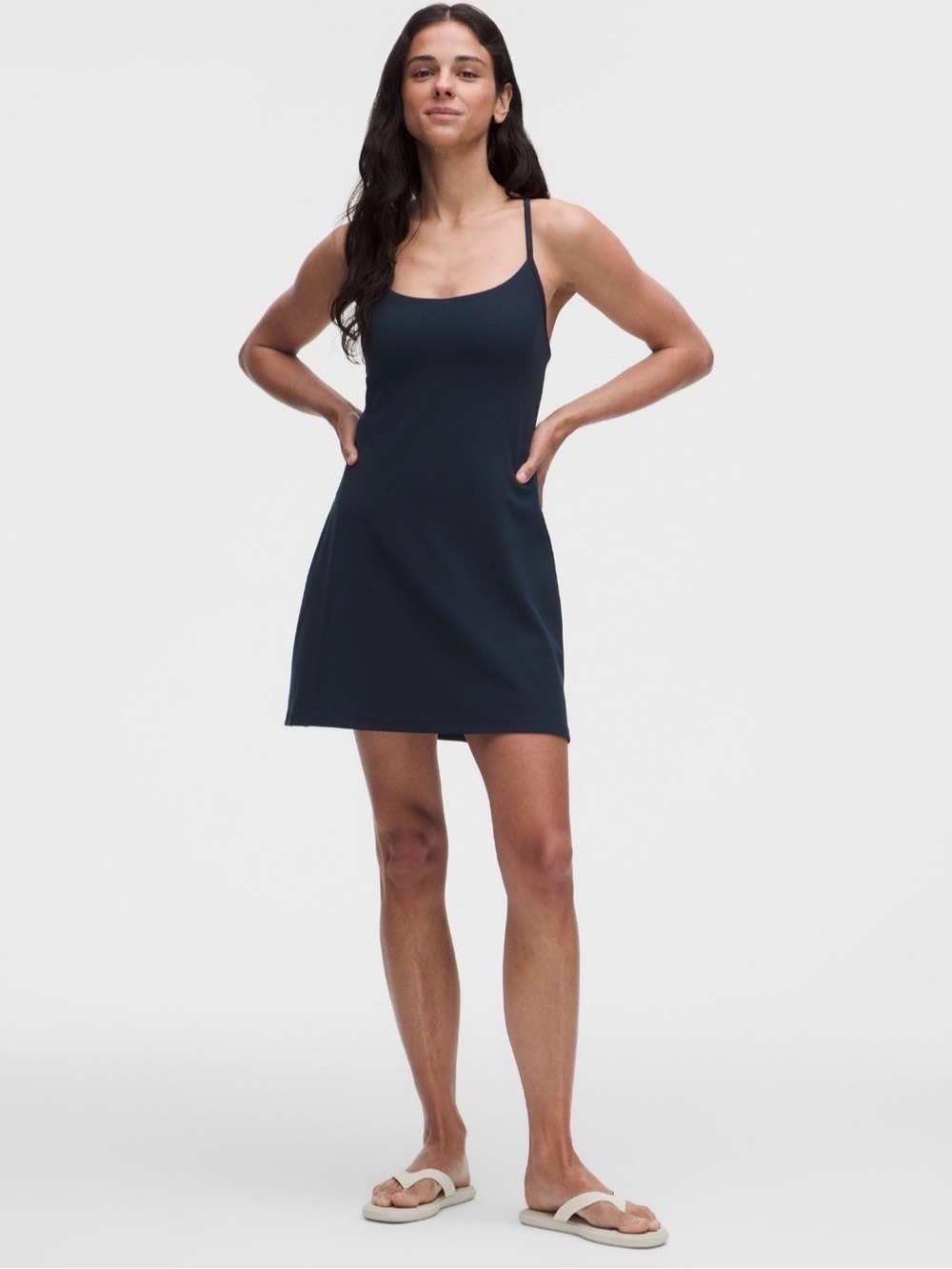 NWT Lululemon Flow Y Dress B/C True Navy XL